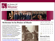 Tablet Screenshot of inpraiseofmusic.org